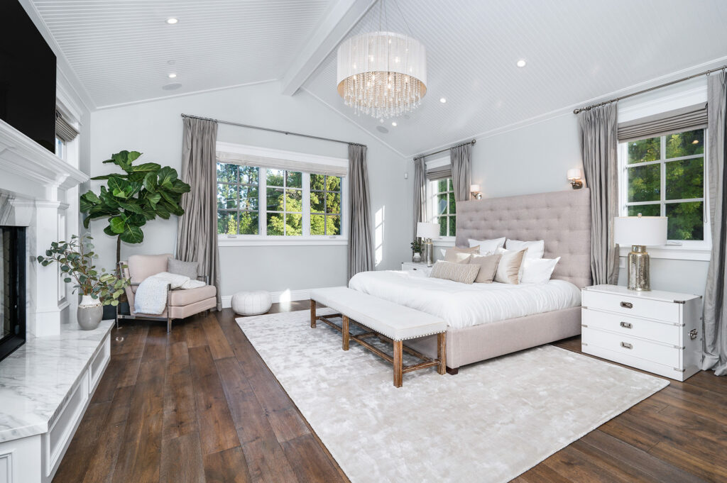 Area Rugs in a large master bedroom in Boise, ID Nampa, ID | Nampa Floors & Interiors