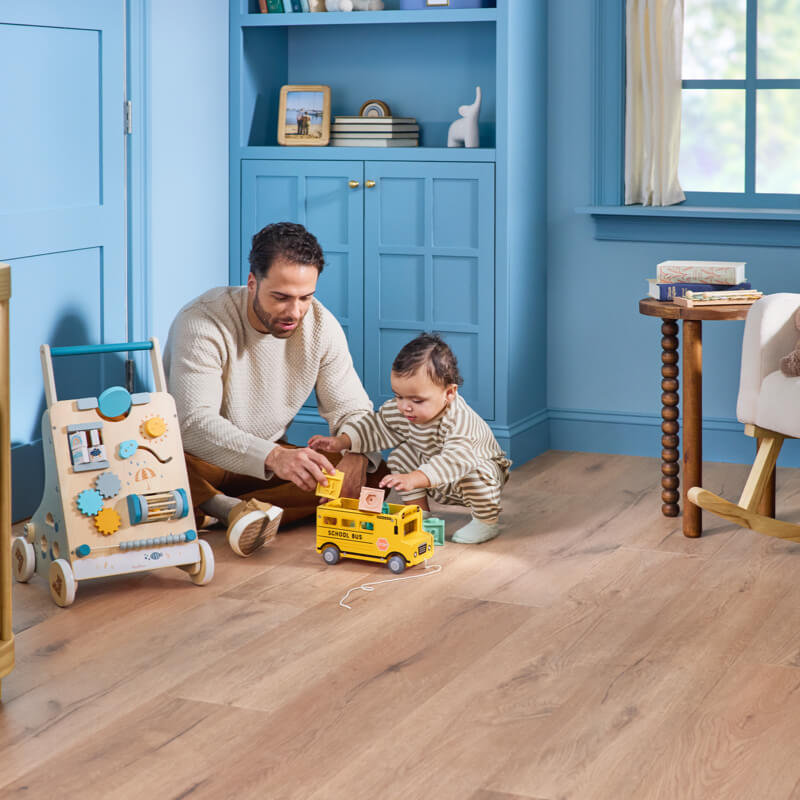 Dad child playing | Nampa Floors & Interiors